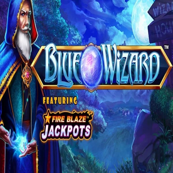 Try Blue Wizard Fire Blaze Jackpots slot by Rarestone Gaming on betonredkasyno.com.pl – logo image