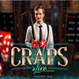 Live Craps logo by Evolution BetOnRed Casino