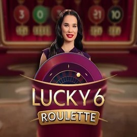 Lucky 6 Roulette logo by Pragmatic Play at BetOnRed Casino