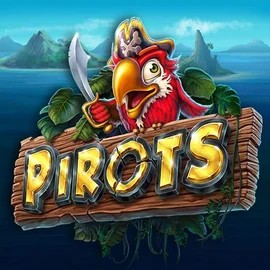 Official Slots logo: Pirots by ELK Studios at BetOnRed Casino