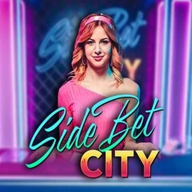 Live Casino logo of Side Bet City from Evolution at BetOnRed Casino